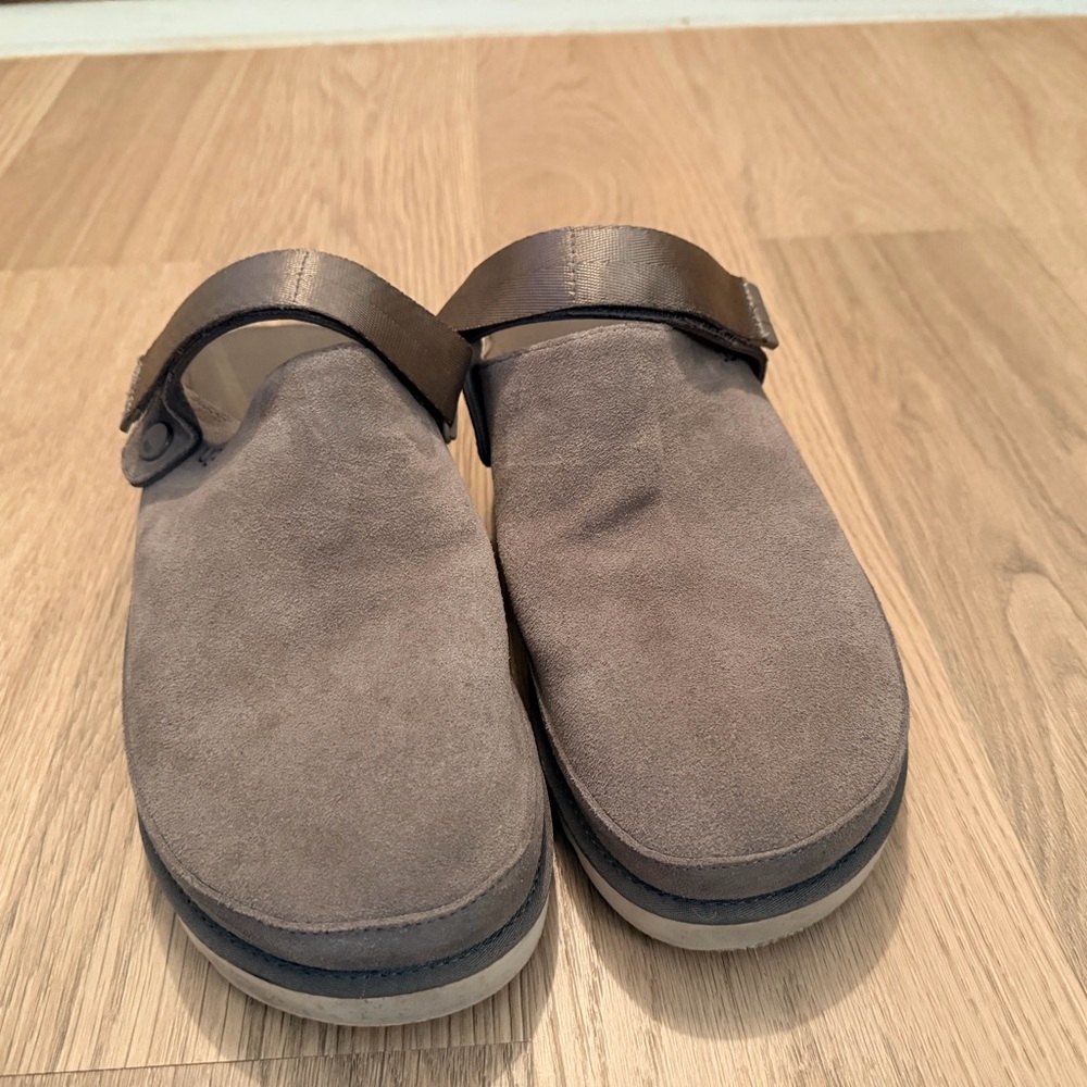 UGG Men's Taupe Suede Slip-Ons - Picture 2 of 5